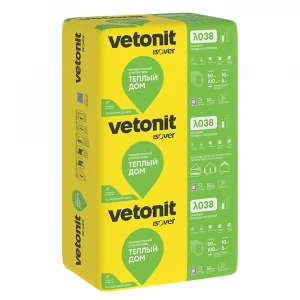 Утеплитель Vetonit (Isover) Теплый Дом Плита 610х1170 мм Утеплитель Vetonit (Isover) Теплый Дом Плита 610х1170 мм