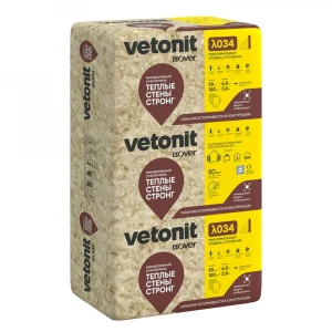 Утеплитель Vetonit (Isover) Теплые Стены Стронг 610х1000 мм Утеплитель Vetonit (Isover) Теплые Стены Стронг 610х1000 мм